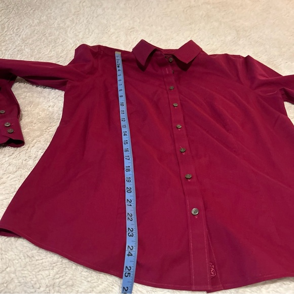 Talbots button down blouse office career professional - Picture 9 of 10